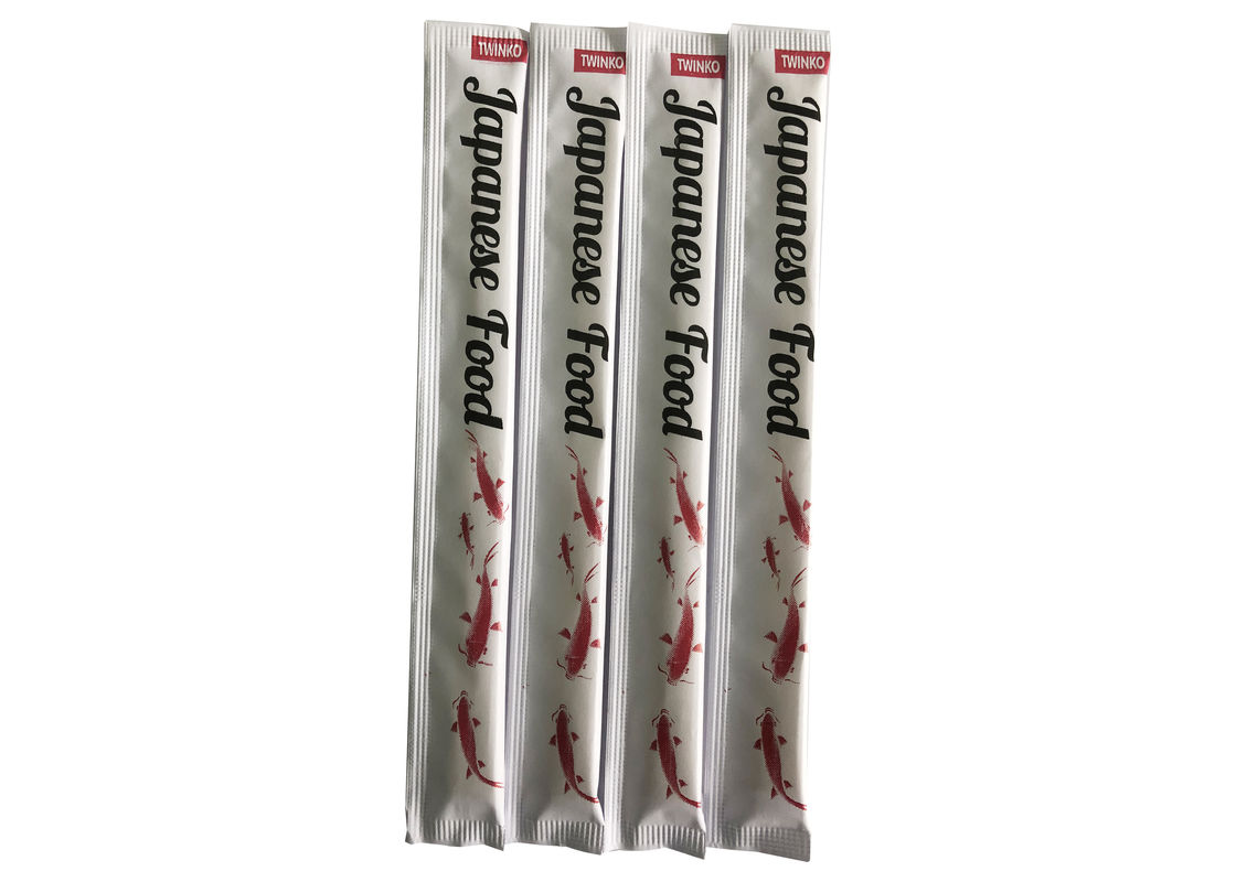 Özelleştirilmiş Tek Kullanımlık Bambu İkiz Yemek Çubukları
