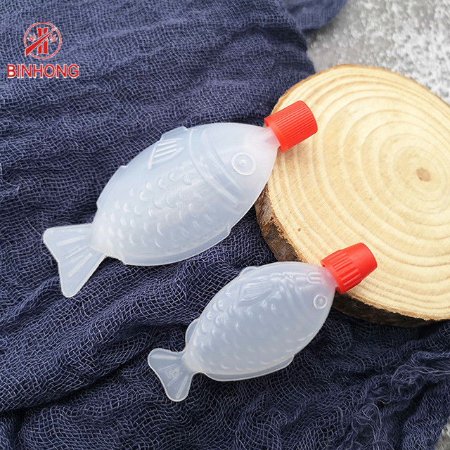 Catering Paket Servis Tek Kullanımlık Plastik Soya Sosu Balık Şişesi 1.5 2 oz