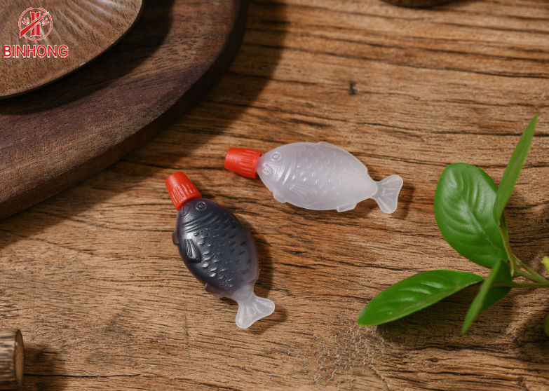 Catering Paket Servis Tek Kullanımlık Plastik Soya Sosu Balık Şişesi 1.5 2 oz