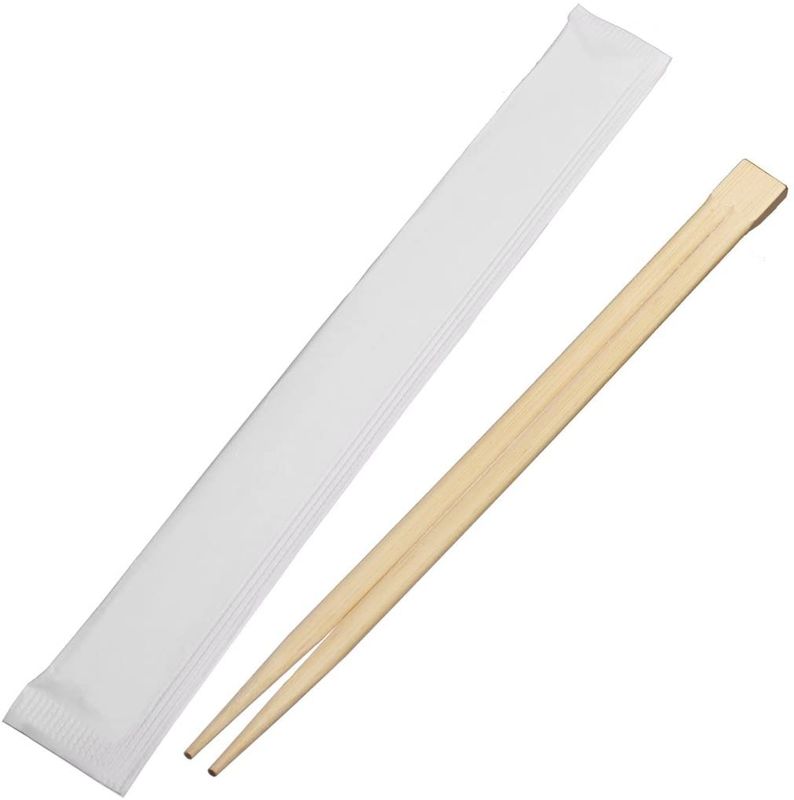 Özelleştirilmiş Tek Kullanımlık Bambu İkiz Yemek Çubukları