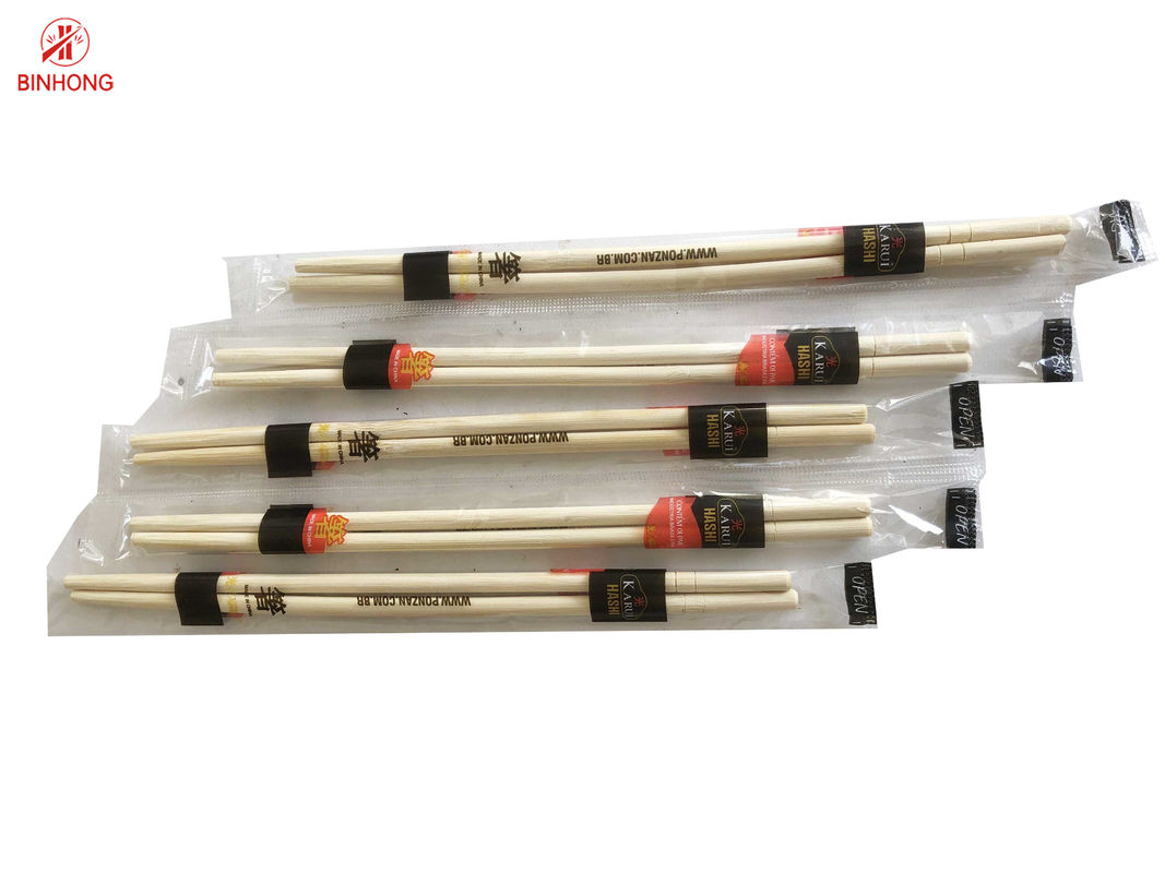 Restoran için Tek Kullanımlık Doğal Nan Bambu Çubuklarını 20cm