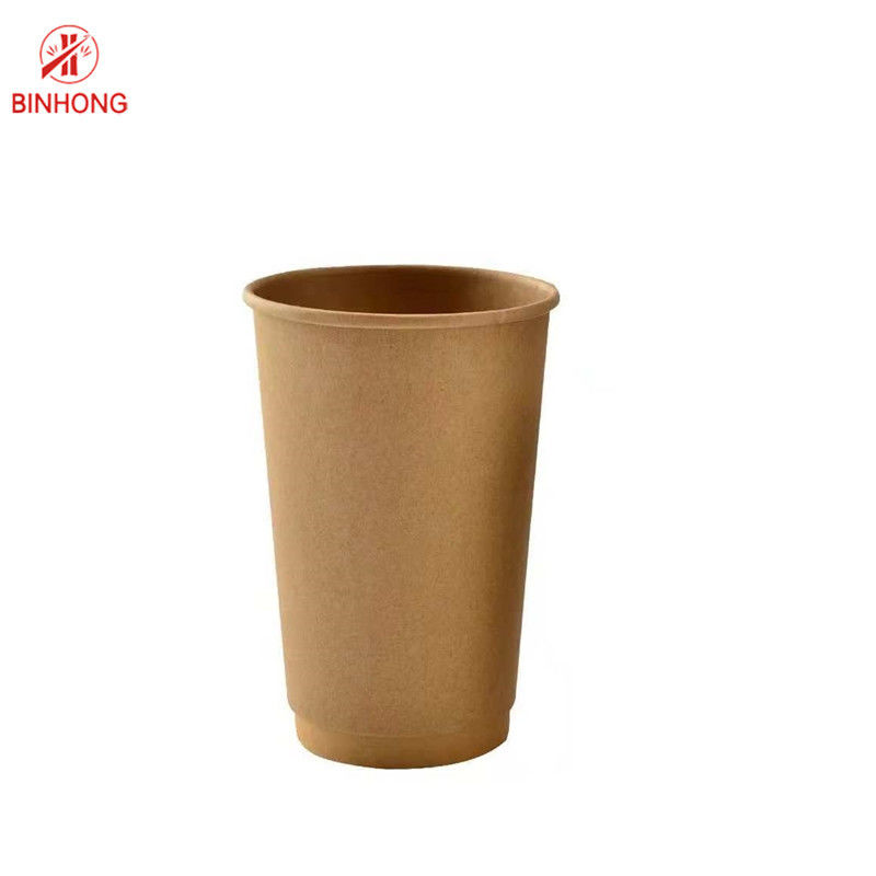 PE Kaplı 300gsm Kraft Kağıt Kahve Fincanları BPA içermez