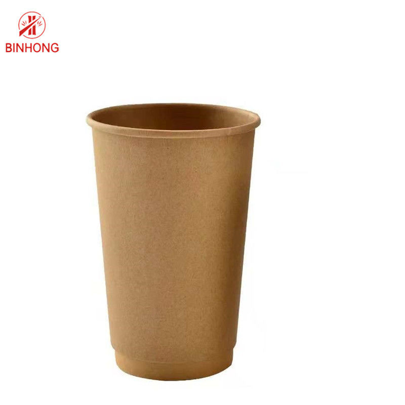 PE Kaplı 300gsm Kraft Kağıt Kahve Fincanları BPA içermez