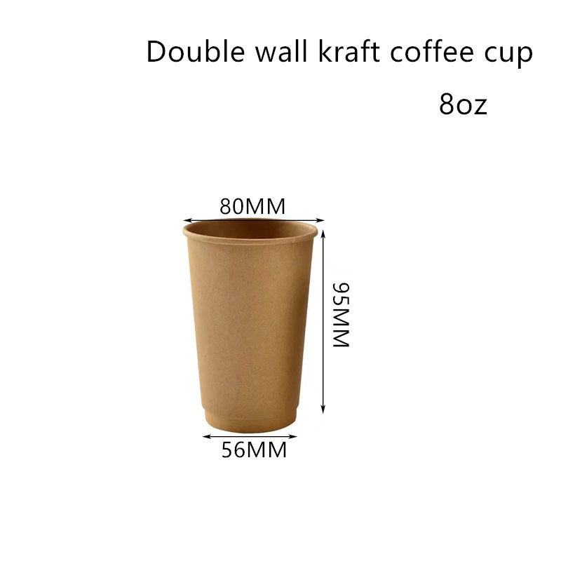 PE Kaplı 300gsm Kraft Kağıt Kahve Fincanları BPA içermez