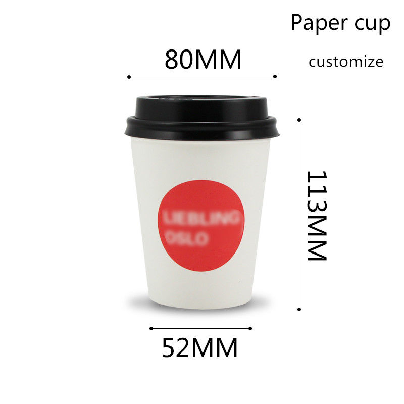Kompostlanabilir PLA Kaplı 280gsm Bambu Elyaf Kağıt İçme Bardakları