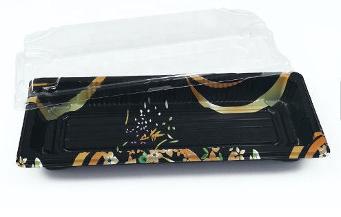 İstiflenebilir Tek Kullanımlık PS Plastik Suşi Kabı