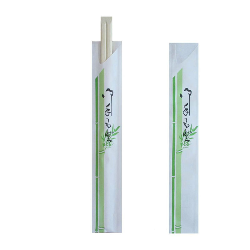 Uzunluk 18cm Doğa Renkli Tek Kullanımlık Bambu Çubuklarını