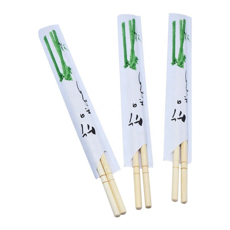 Uzunluk 18cm Doğa Renkli Tek Kullanımlık Bambu Çubuklarını