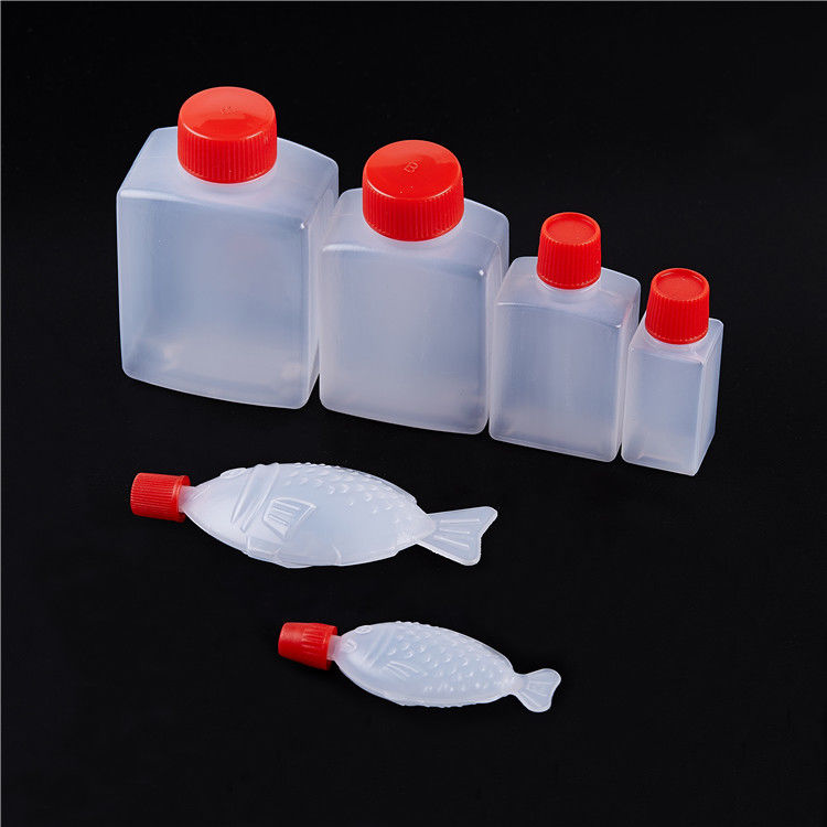 30ml Dikdörtgen Balık Şekilli Plastik Suşi Soya Sosu Kabı