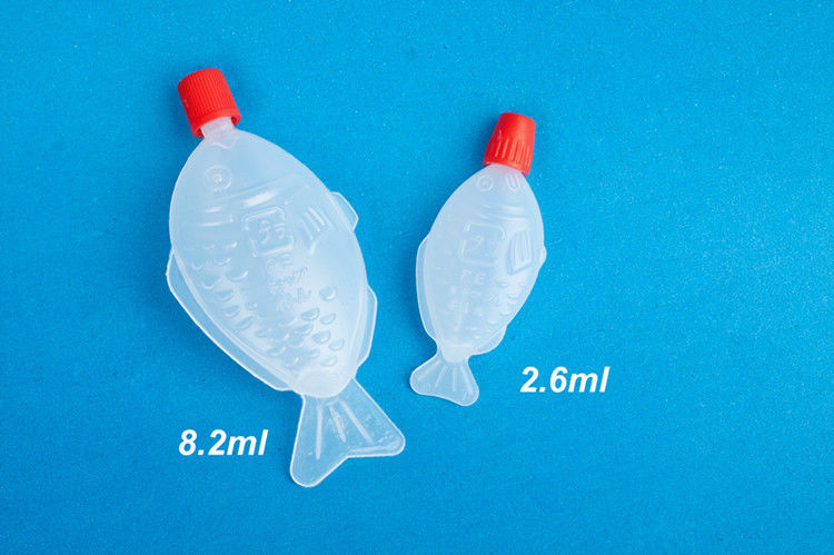 30ml Dikdörtgen Balık Şekilli Plastik Suşi Soya Sosu Kabı