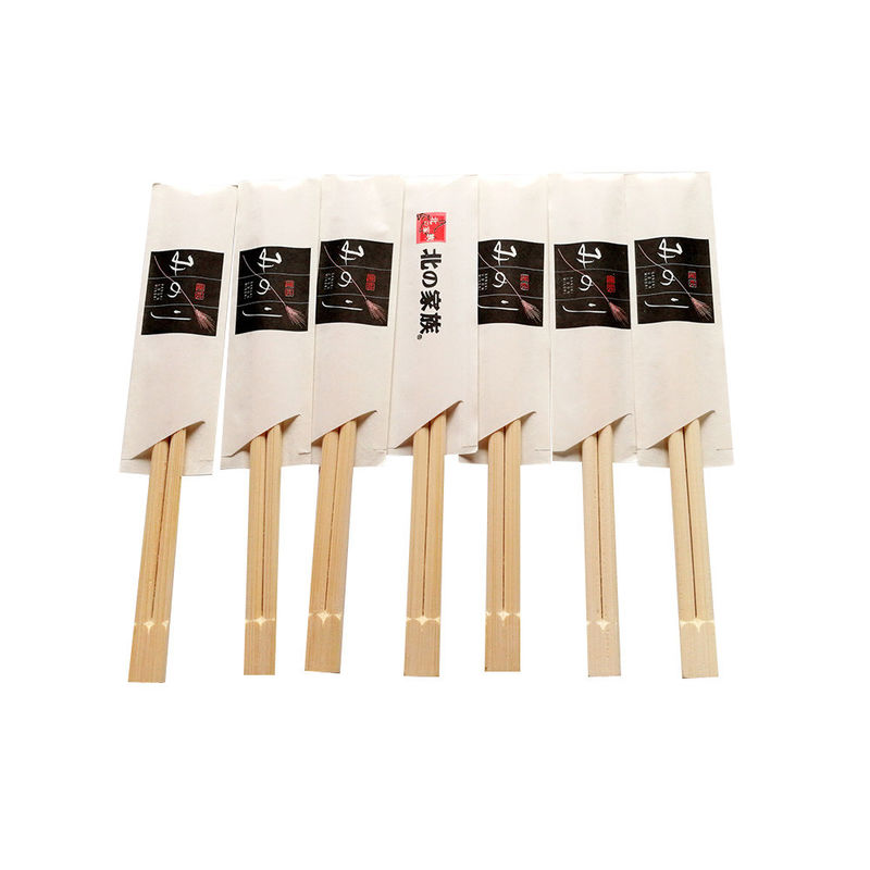 Uzunluk 18cm Doğa Renkli Tek Kullanımlık Bambu Çubuklarını