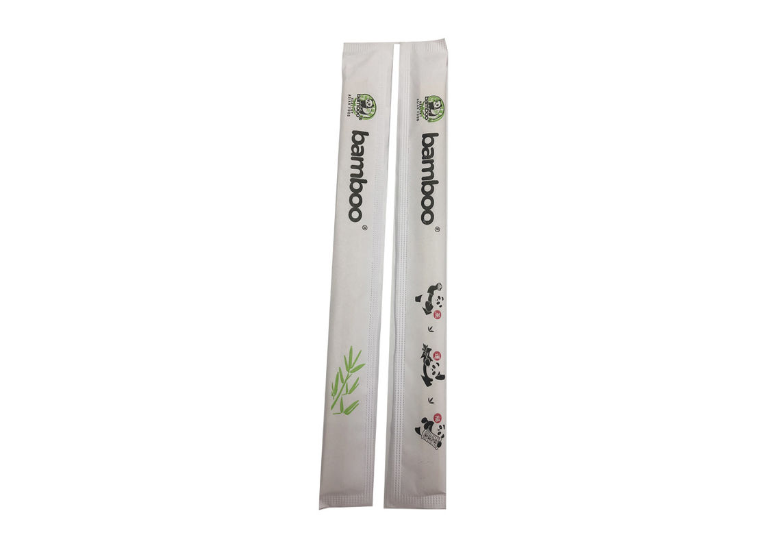 Kağıt Ambalajlı Tek Kullanımlık Uzunluk 21cm 23cm 24cm Bambu Yemek Çubukları
