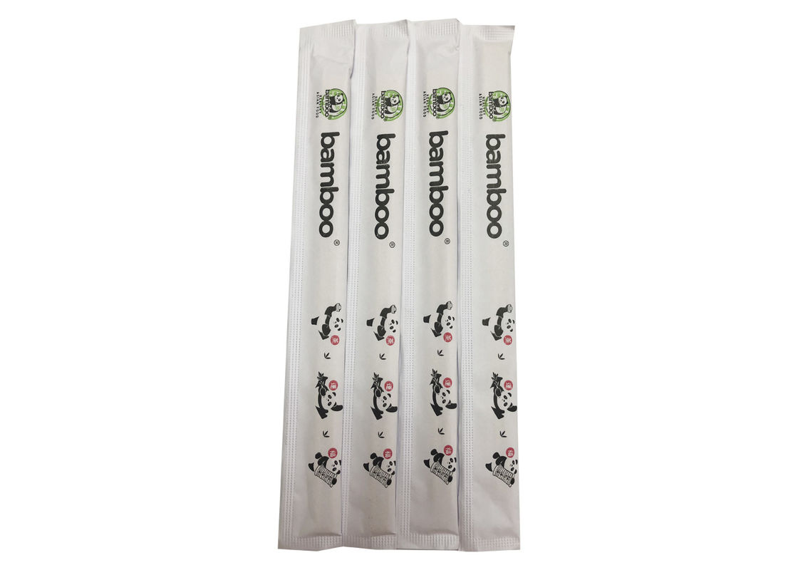 Kore Tek Kullanımlık Bambu Chopstick Tam Kağıt Ambalaj 21cm 23cm 24cm