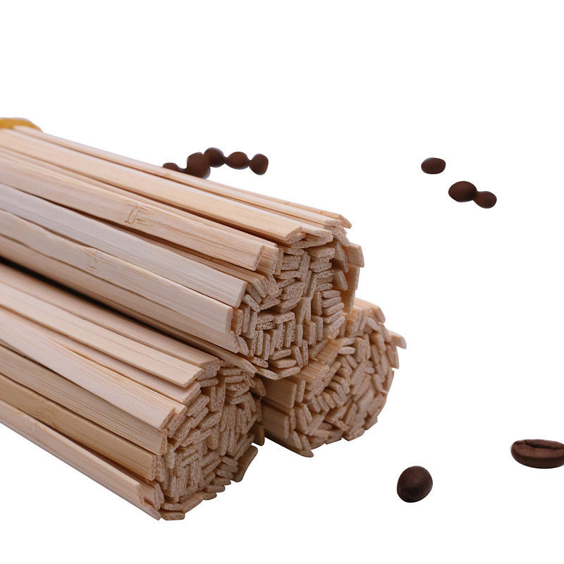 110mm 114mm 140mm Tek Kullanımlık Bambu Kahve Karıştırma Çubuğu