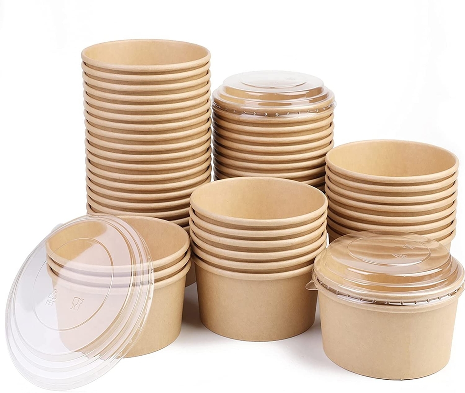 Gıda Ambalajı için Çevre Dostu Biyobozunur Take Away Box 360-2000ml Boyut