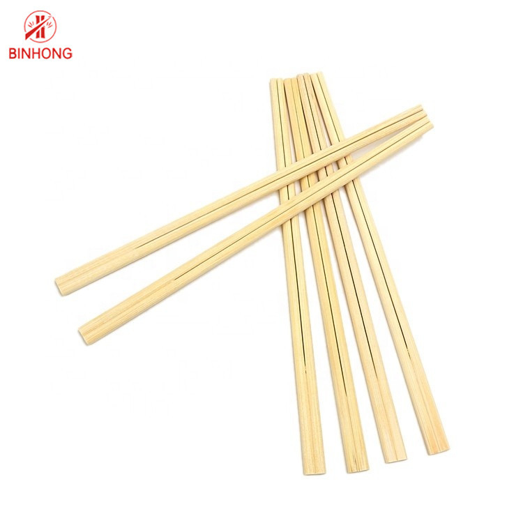 Özel Logo Tensoge Bambu Chopstick Tek Kullanımlık Bireysel Sarılmış Paketlenmiş 23Cm